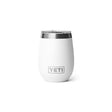 YETI Rambler 10 oz White BPA Free Ceramic Lined Wine Tumbler with MagSlider Lid
