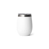 YETI Rambler 10 oz White BPA Free Ceramic Lined Wine Tumbler with MagSlider Lid