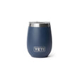 YETI Rambler 10 oz Navy BPA Free Ceramic Lined Wine Tumbler with MagSlider Lid