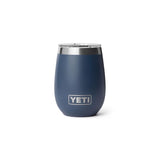 YETI Rambler 10 oz Navy BPA Free Ceramic Lined Wine Tumbler with MagSlider Lid