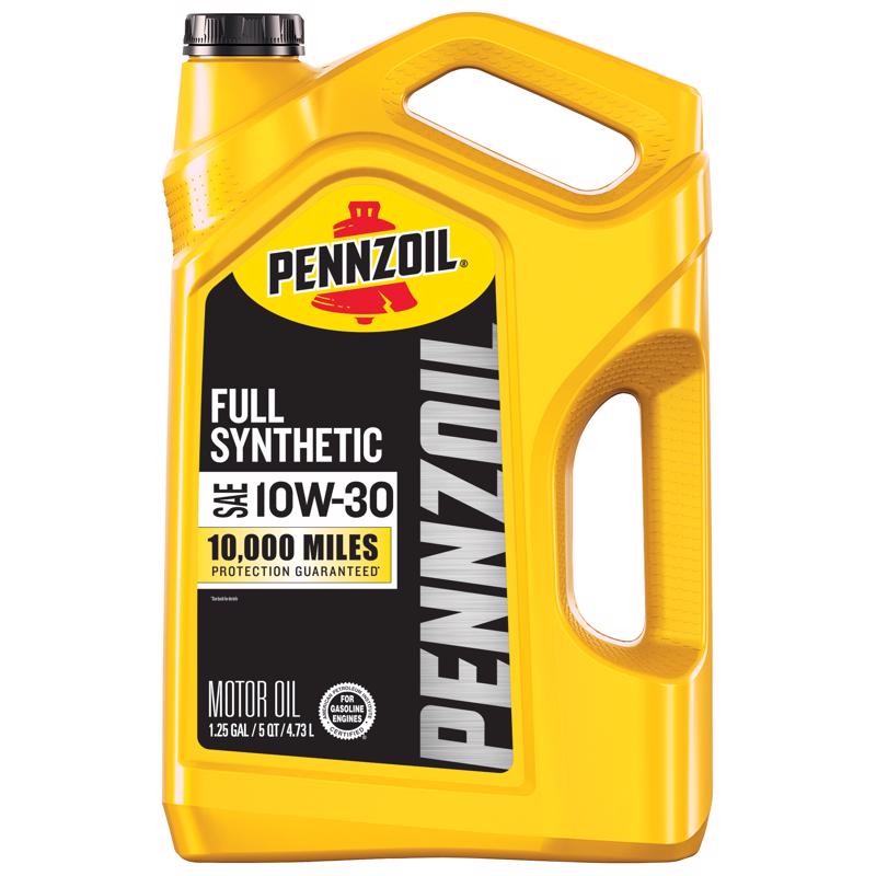 Pennzoil Full Synthetic 10W-30 Synthetic Motor Oil 5 qt 1 pk