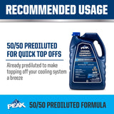 Peak Asian Blue 50/50 Antifreeze/Coolant 1 gal