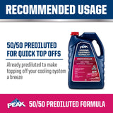 Peak Asian Red/Pink 50/50 Antifreeze/Coolant 1 gal