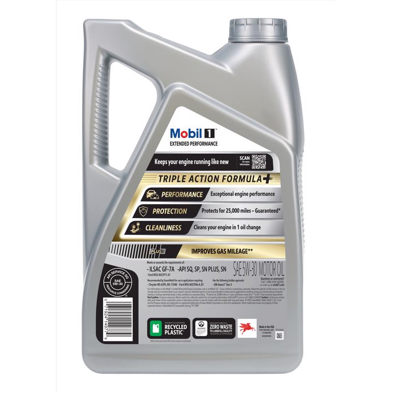 Mobil 1 Extended Peformance 5W-30 Gasoline Synthetic Motor Oil 5 qt