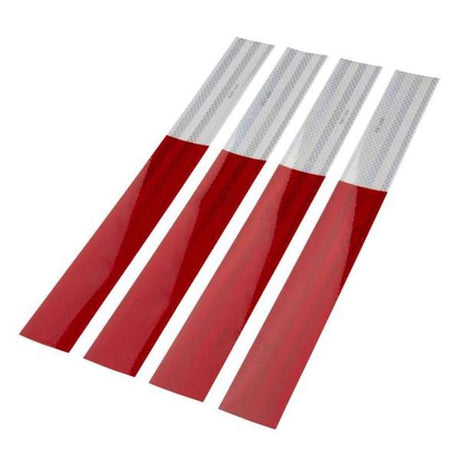 TowSmart 2.77 in. W X 18 in. L Red/White Reflective Tape 1 pk