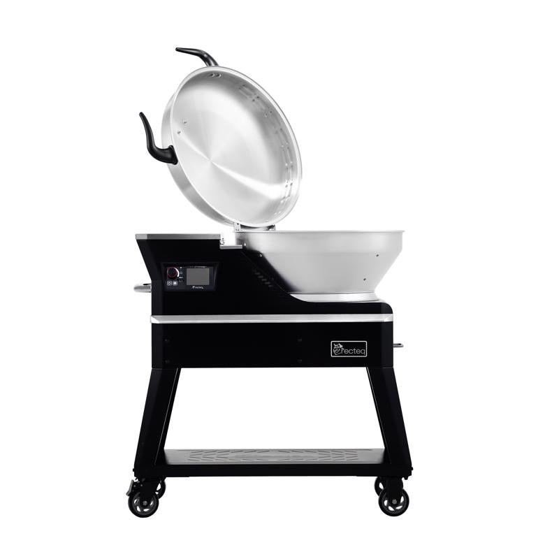 Recteq Bullseye Deluxe Wood Pellet WiFi Grill and Smoker Black/Silver