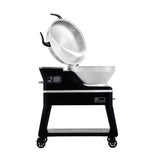 Recteq Bullseye Deluxe Wood Pellet WiFi Grill and Smoker Black/Silver