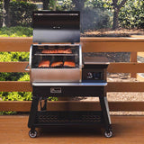 Recteq Patio Legend 600 Wood Pellet WiFi Grill and Smoker Black/Silver