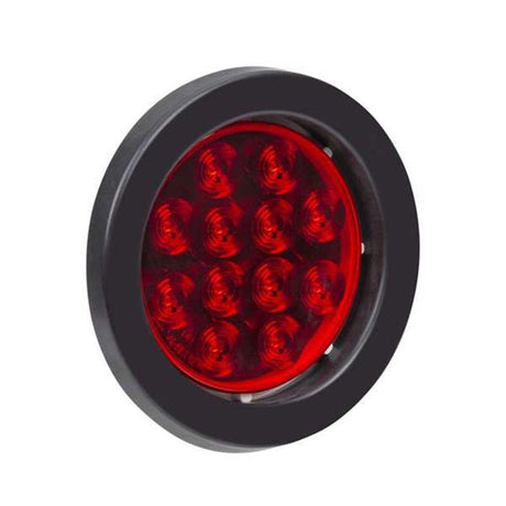 TowSmart Red Round License/Stop/Tail/Turn Combination Tail Light