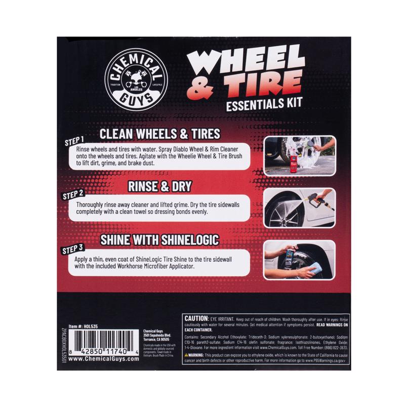 Chemical Guys Tire and Wheel Cleaning Kit