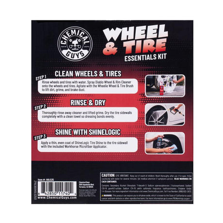 Chemical Guys Tire and Wheel Cleaning Kit