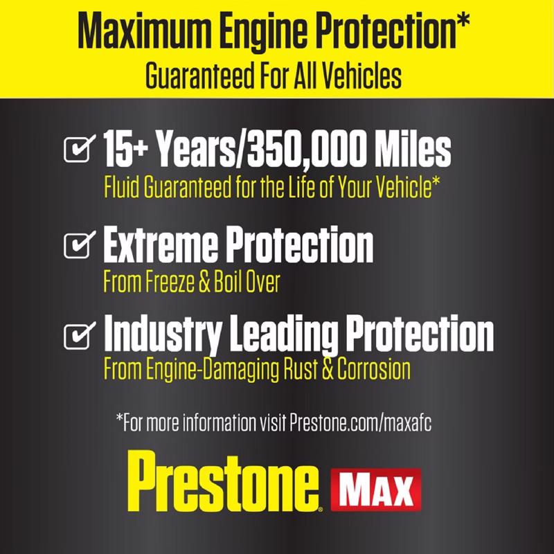 Prestone MAX 50/50 Antifreeze/Coolant 1 gal