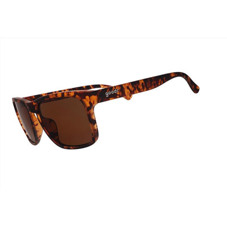 Goodr Unisex Brown Tort Frame Brown Lens Polarized Sunglasses