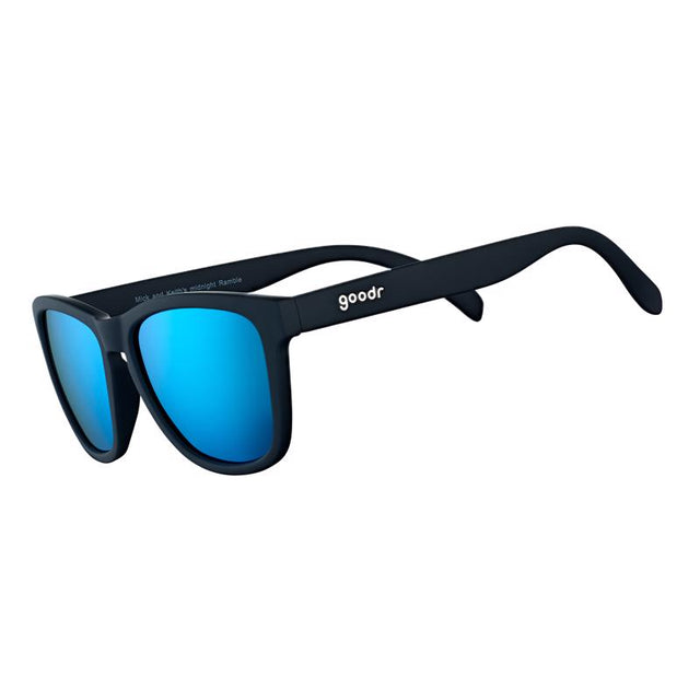 Goodr Unisex Black Frame Blue Lens Polarized Sunglasses