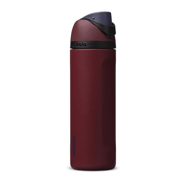 Owala 24 fl. oz. Burgandy BPA Free FreeSip Vacuum Insulated Bottle