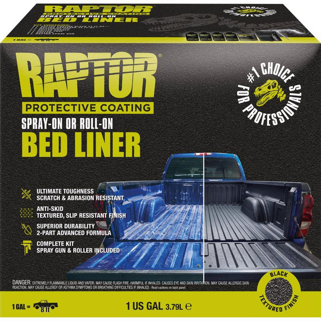 Raptor 2K Black Truck Bed Coating Kit 1 gal