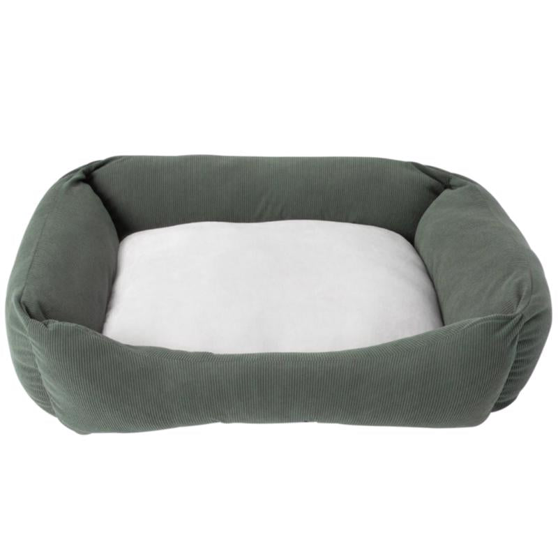 Petmate Corduroy Assorted Polyester Gusseted Pet Bed 24 in. W X 30 in. L