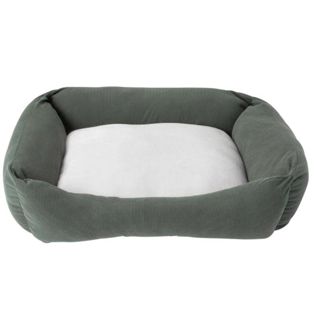 Petmate Corduroy Assorted Polyester Gusseted Pet Bed 24 in. W X 30 in. L