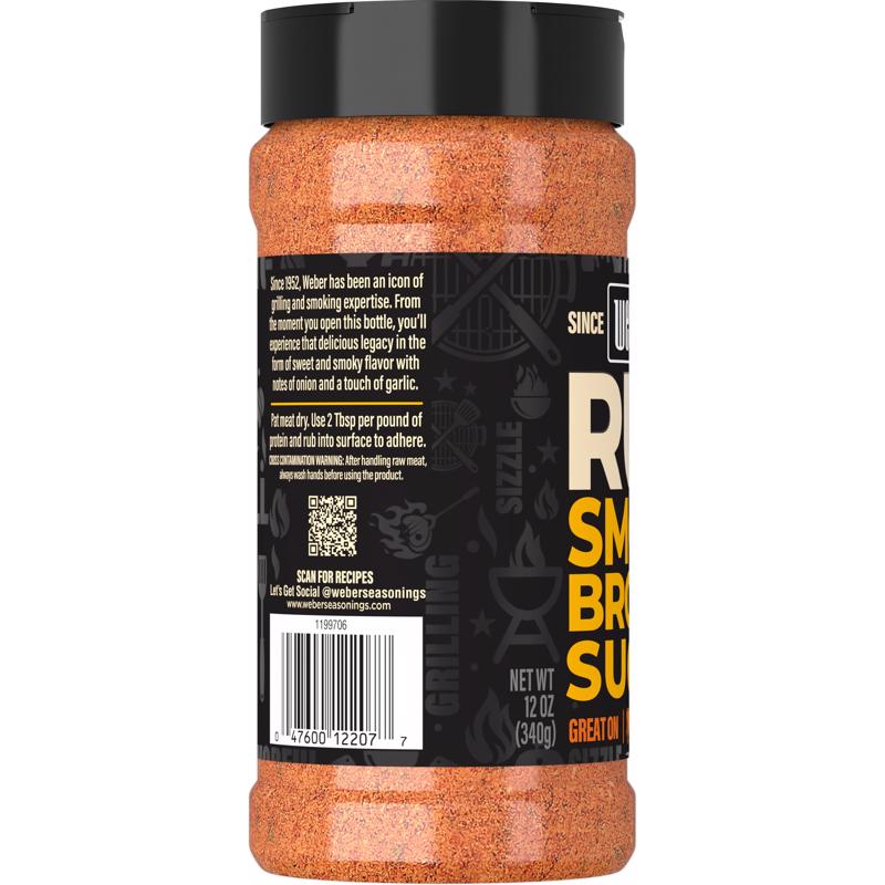 Weber Smoky Brown Sugar Dry Rub 12 oz