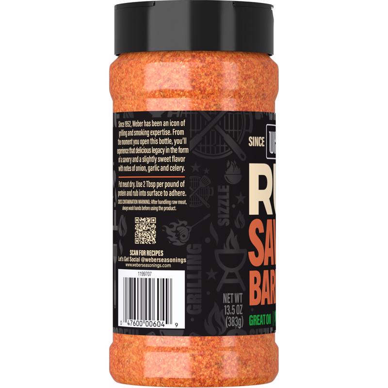Weber Savory BBQ Rub 13.5 oz
