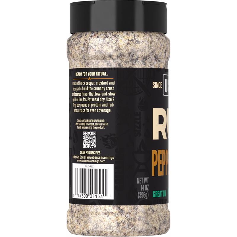 Weber Peppercraft BBQ Rub 14 oz