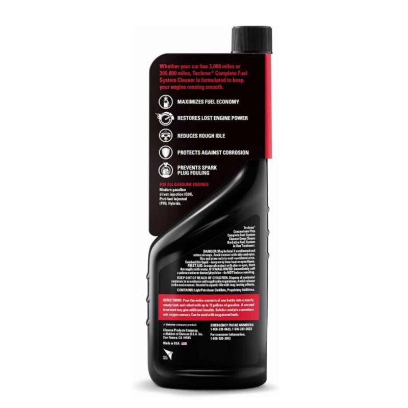 Chevron Techron Gasoline Fuel System Cleaner 12 oz