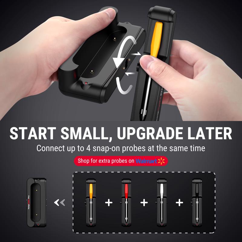 ThermoPro LED WiFi Enabled Bluetooth Enabled Meat Thermometer