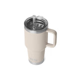 YETI Rambler 35 oz Cape Taupe BPA Free 2.0 Straw Mug