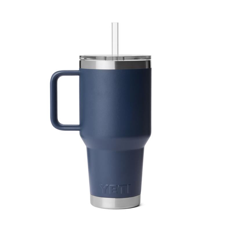 YETI Rambler 35 oz Navy BPA Free 2.0 Straw Mug