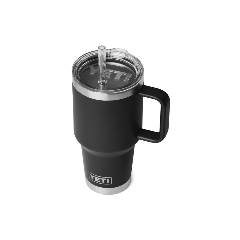 YETI Rambler 35 oz Black BPA Free 2.0 Straw Mug