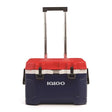 Trailmate Blue/Red/White 52 qt Roller Cooler