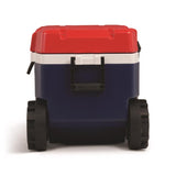 Trailmate Blue/Red/White 72 qt Roller Cooler