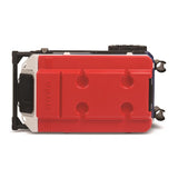 Trailmate Blue/Red/White 70 qt Roller Cooler