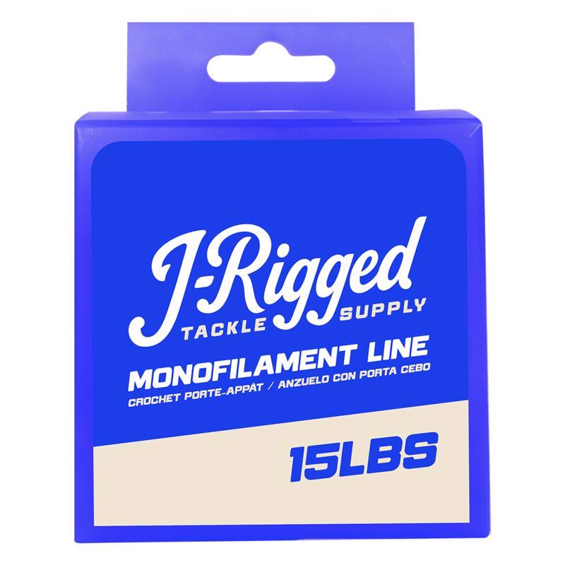 J-Rigged Monofilament Fishing Line 15 lb. capacity 375 yd