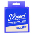 J- RIgged 30 lb. capacity Monofilament Fishing Line 185 yd