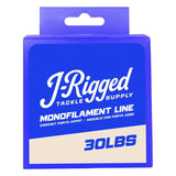 J- RIgged 30 lb. capacity Monofilament Fishing Line 185 yd