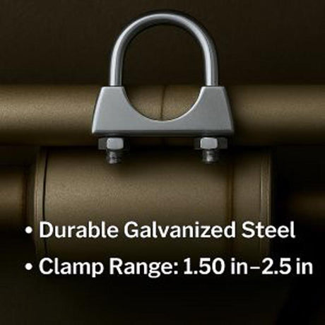 Power Sentry 1.89 in. Galvanized Steel Muffler Clamp