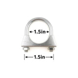 Power Sentry 1.5 in. Galvanized Steel Muffler Clamp