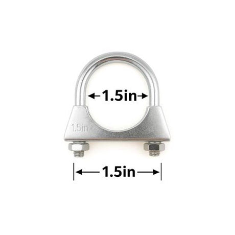 Power Sentry 1.5 in. Galvanized Steel Muffler Clamp