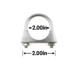 Power Sentry 2 in. Galvanized Steel Muffler Clamp