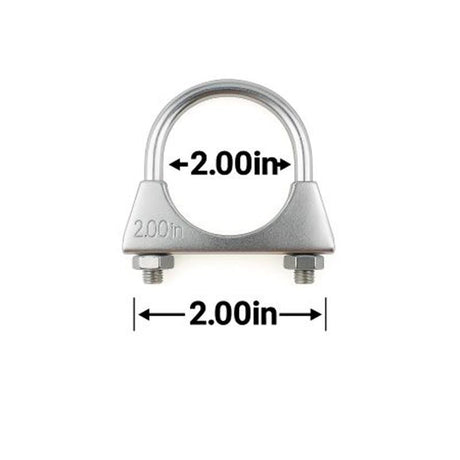 Power Sentry 2 in. Galvanized Steel Muffler Clamp