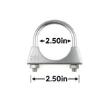 Power Sentry 2.5 in. Galvanized Steel Muffler Clamp