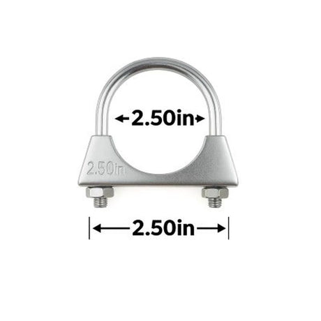 Power Sentry 2.5 in. Galvanized Steel Muffler Clamp
