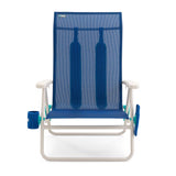 Shibumi 4-Position Blue Hi-Back Beach Chair