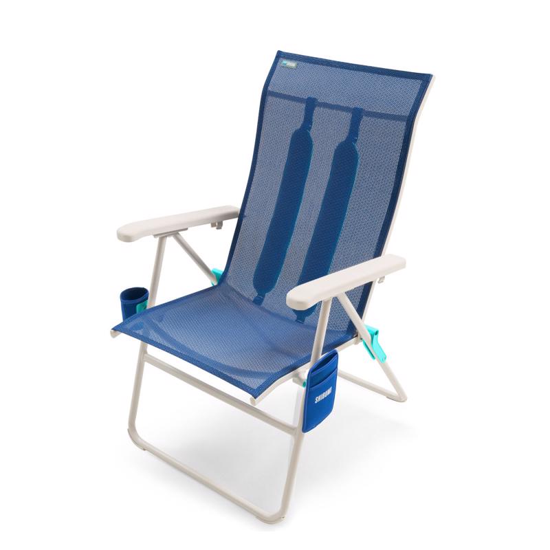 Shibumi 4-Position Blue Hi-Back Folding Chair
