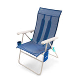 Shibumi 4-Position Blue Hi-Back Folding Chair