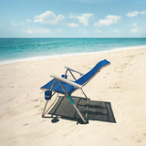 Shibumi 4-Position Blue Hi-Back Folding Chair