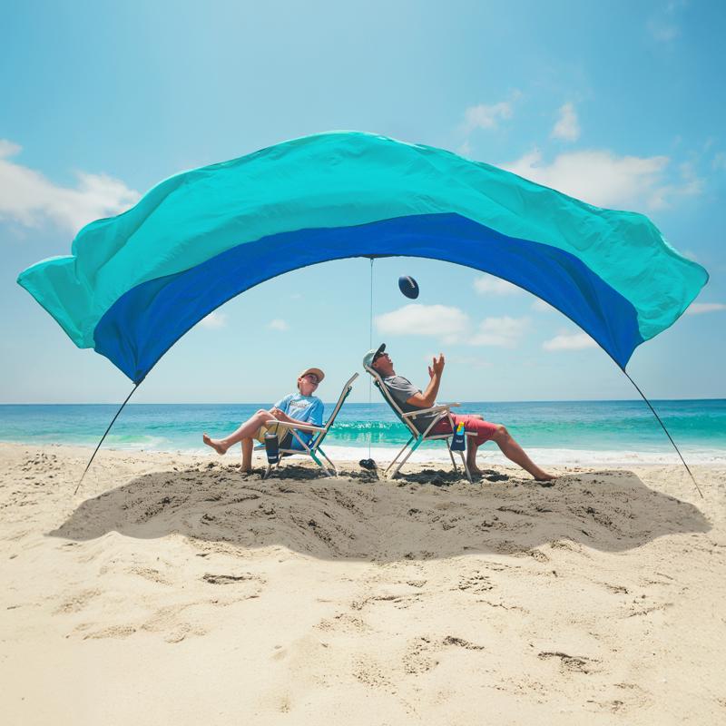 Shibumi 4-Position Blue Hi-Back Folding Chair