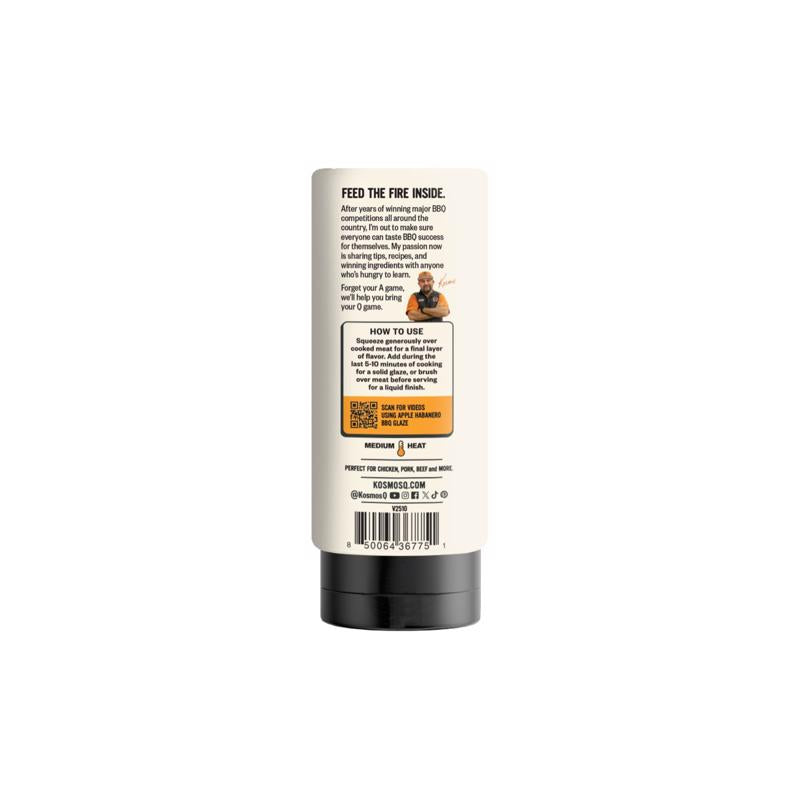 Kosmos Q Apple Habanero BBQ Glaze 21 oz