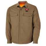 Milwaukee M Long Sleeve Men's Work Jacket Khaki